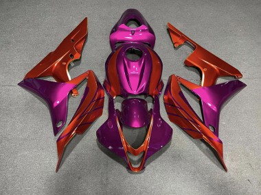 07-08 Rot & Violett CBR600RR Motorrad Verkleidung