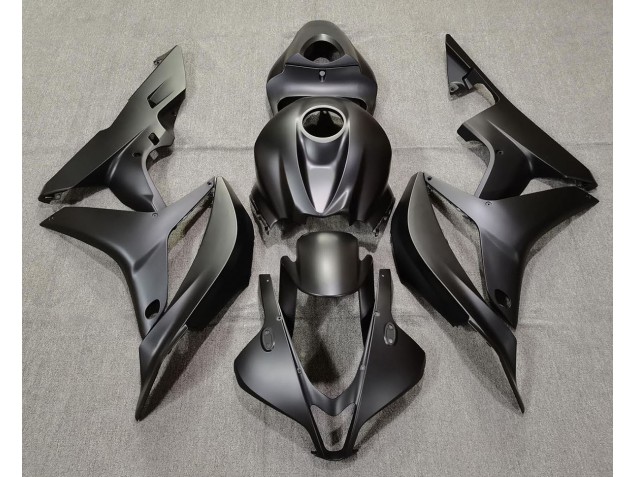 07-08 Schlichte Matt Schwarz CBR600RR Motorrad Verkleidung