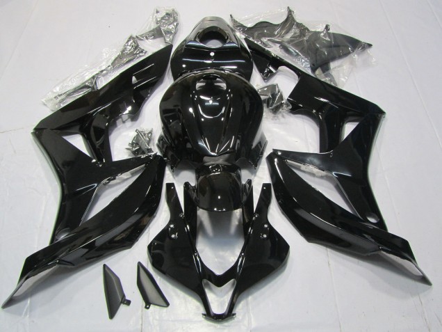 07-08 Schwarz Glänzend CBR600RR Motorrad Verkleidung