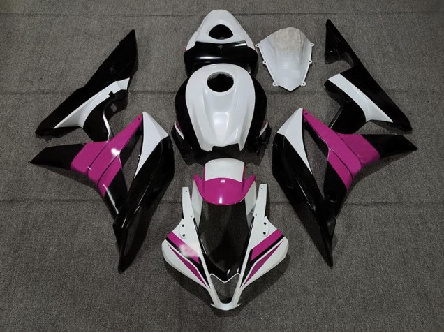 07-08 Schwarz Weiß & Lila CBR600RR Motorrad Verkleidung 07-08 Schwarz Weiß & Lila CBR600RR Motorrad Verkleidung