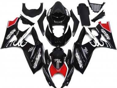 07-08 Schwarz & Weiß Mit Rot GSXR 1000 Motorrad Verkleidung