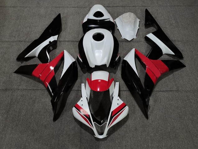 07-08 Schwarz Weiß & Rot CBR600RR Motorrad Verkleidung 07-08 Schwarz Weiß & Rot CBR600RR Motorrad Verkleidung