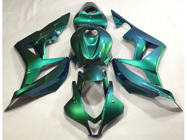 07-08 Smaragdgrün Schlicht CBR600RR Motorrad Verkleidung