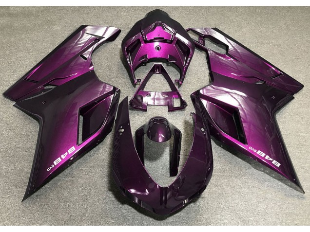 07-14 Dunkelpink Ducati 848 1098 1198 Motorrad Verkleidung 07-14 Dunkelpink Ducati 848 1098 1198 Motorrad Verkleidung