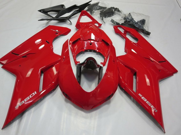 07-14 OEM Stil Glanz Rot Ducati 848 1098 1198 Motorrad Verkleidung 07-14 OEM Stil Glanz Rot Ducati 848 1098 1198 Motorrad Verkleidung