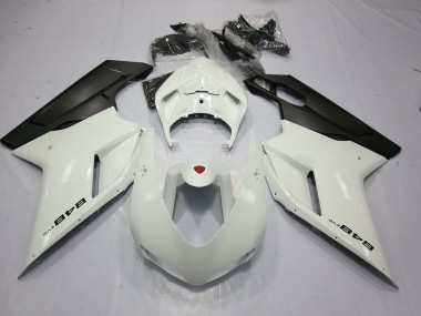 07-14 Weiß & Schwarz 848 Ducati 848 1098 1198 Motorrad Verkleidung