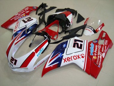 07-14 Stern Xerox Ducati 848 1098 1198 Motorrad Verkleidung