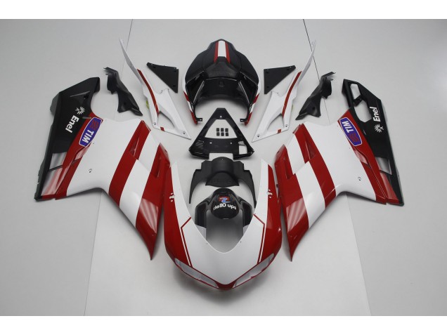 07-14 Tiefrot Ducati 848 1098 1198 Motorrad Verkleidung 07-14 Tiefrot Ducati 848 1098 1198 Motorrad Verkleidung