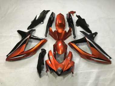08-10 Gebranntes Orange GSXR 600-750 Motorrad Verkleidung