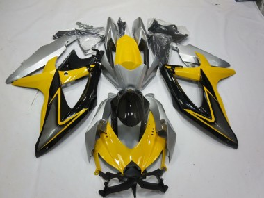 08-10 Gelb Schwarz GSXR 600-750 Motorrad Verkleidung