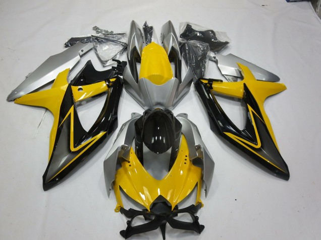 08-10 Gelb Schwarz GSXR 600-750 Motorrad Verkleidung 08-10 Gelb Schwarz GSXR 600-750 Motorrad Verkleidung