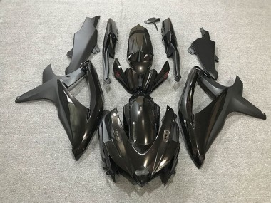 08-10 Glanz/Matt Schwarz GSXR 600-750 Motorrad Verkleidung