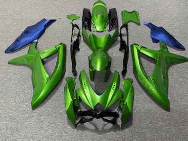 08-10 Grün & Blau GSXR 600-750 Motorrad Verkleidung