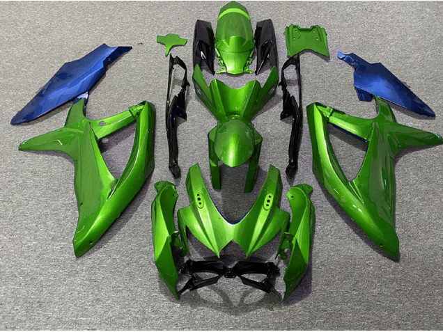 08-10 Grün & Blau GSXR 600-750 Motorrad Verkleidung 08-10 Grün & Blau GSXR 600-750 Motorrad Verkleidung