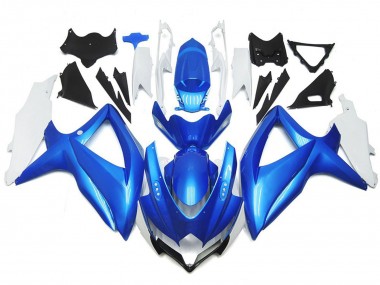 08-10 Hellblauer & Weißer Custom-Stil GSXR 600-750 Motorrad Verkleidung