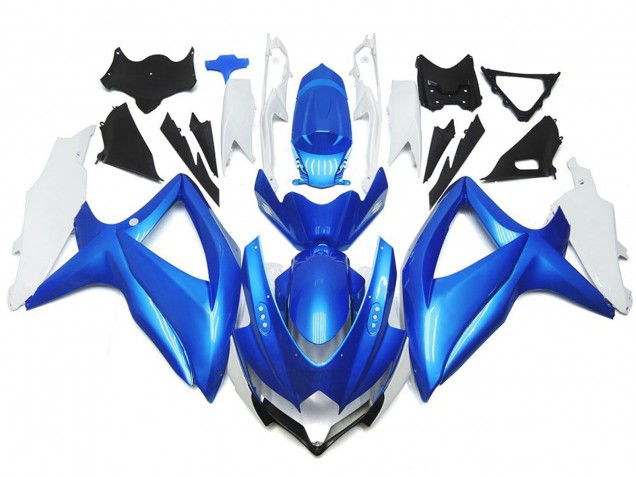 08-10 Hellblauer & Weißer Custom-Stil GSXR 600-750 Motorrad Verkleidung 08-10 Hellblauer & Weißer Custom-Stil GSXR 600-750 Motorrad Verkleidung