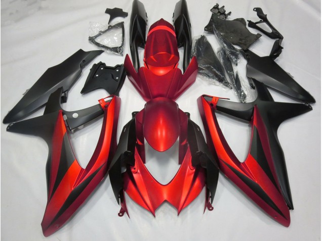 08-10 Matt Rot GSXR 600-750 Motorrad Verkleidung 08-10 Matt Rot GSXR 600-750 Motorrad Verkleidung