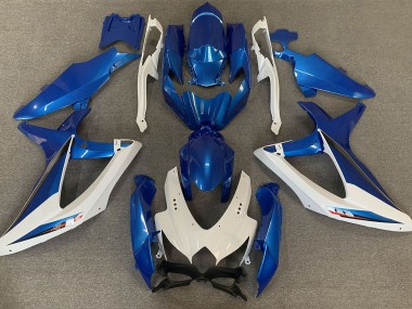 08-10 OEM Stil Blau & Weiß GSXR 600-750 Motorrad Verkleidung