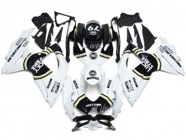 08-10 Schwarz Lucky Strike 79 GSXR 600-750 Motorrad Verkleidung