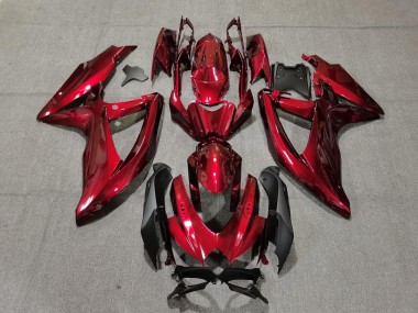 08-10 Tiefrot GSXR 600-750 Motorrad Verkleidung