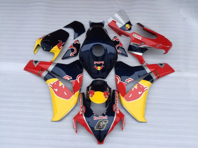 08-11 Blau Rot Bull CBR1000RR Motorrad Verkleidung