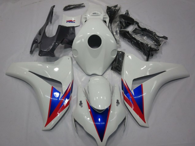 08-11 Weiß Blau Rot CBR1000RR Motorrad Verkleidung