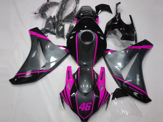 08-11 Grau Motul & Pink CBR1000RR Motorrad Verkleidung 08-11 Grau Motul & Pink CBR1000RR Motorrad Verkleidung