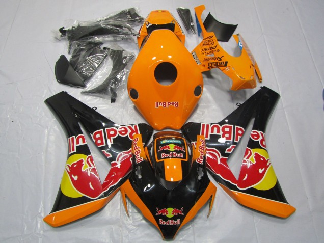 08-11 Orangerot Bull CBR1000RR Motorrad Verkleidung 08-11 Orangerot Bull CBR1000RR Motorrad Verkleidung