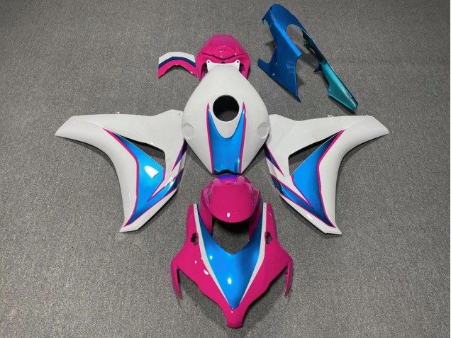 08-11 Pink & Blau Glänzend CBR1000RR Motorrad Verkleidung