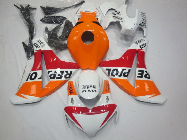 08-11 Weiß Repsol CBR1000RR Motorrad Verkleidung