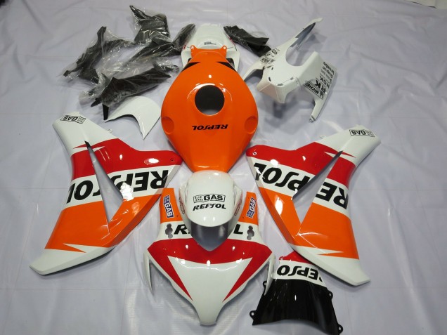 08-11 Weiß Repsol Design CBR1000RR Motorrad Verkleidung 08-11 Weiß Repsol Design CBR1000RR Motorrad Verkleidung