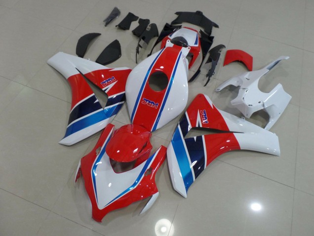 08-11 Rot Blau & Weiß CBR1000RR Motorrad Verkleidung