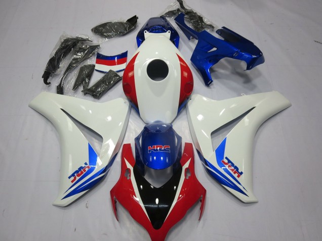 08-11 Weiß Rot & Blau CBR1000RR Motorrad Verkleidung 08-11 Weiß Rot & Blau CBR1000RR Motorrad Verkleidung