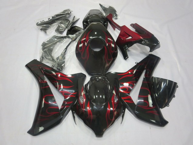 08-11 Rot Flamme CBR1000RR Motorrad Verkleidung 08-11 Rot Flamme CBR1000RR Motorrad Verkleidung