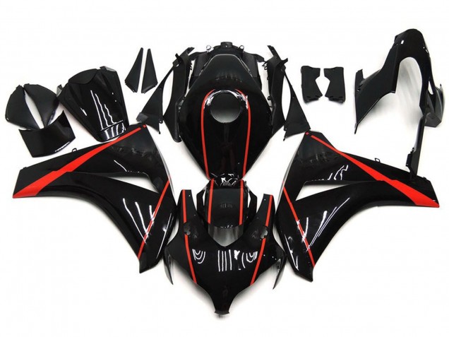 08-11 Rot Glänzend & Schwarz CBR1000RR Motorrad Verkleidung