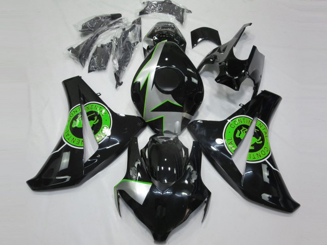 08-11 Schwarz Glänzend & Grün CBR1000RR Motorrad Verkleidung