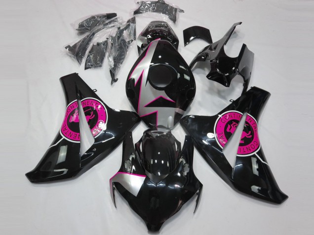 08-11 Schwarz Glänzend & Pink CBR1000RR Motorrad Verkleidung