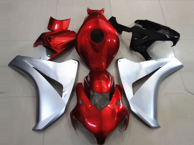 08-11 Silber & Candy Apple CBR1000RR Motorrad Verkleidung 08-11 Silber & Candy Apple CBR1000RR Motorrad Verkleidung