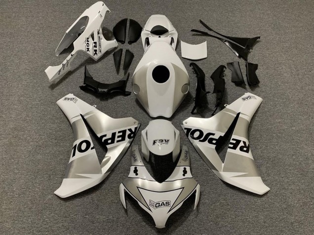 08-11 Silber Repsol CBR1000RR Motorrad Verkleidung 08-11 Silber Repsol CBR1000RR Motorrad Verkleidung