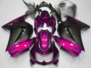 08-12 Pink & Matt Schwarz Ninja 250 Motorrad Verkleidung