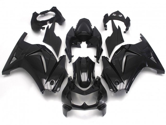 08-12 Schwarz-Einfarbig Glänzend Ninja 250 Motorrad Verkleidung