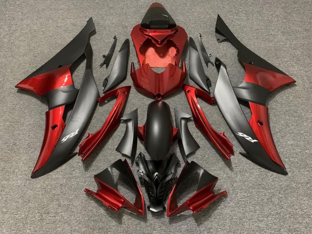 08-16 Benutzerdefiniert OEM Stil Rot / Schwarz R6 Motorrad Verkleidung 08-16 Benutzerdefiniert OEM Stil Rot / Schwarz R6 Motorrad Verkleidung