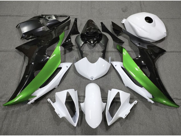 08-16 Custom Grün Schwarz & Weiß R6 Motorrad Verkleidung 08-16 Custom Grün Schwarz & Weiß R6 Motorrad Verkleidung