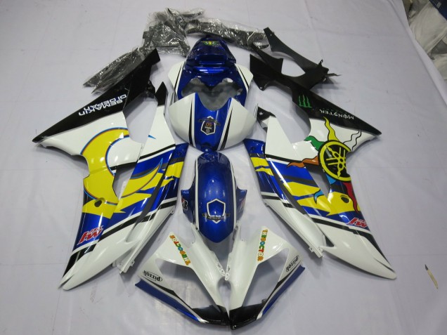 08-16 Gelb & Blau R6 Motorrad Verkleidung 08-16 Gelb & Blau R6 Motorrad Verkleidung