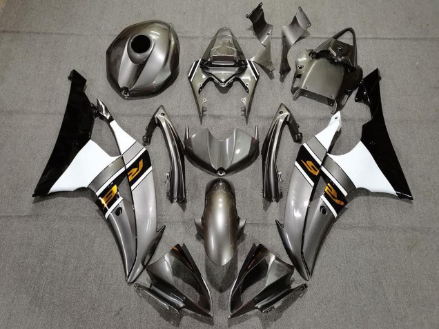 08-16 Glänzend Grau & Bronze R6 Motorrad Verkleidung 08-16 Glänzend Grau & Bronze R6 Motorrad Verkleidung