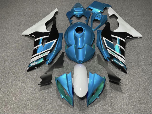 08-16 Hellblau Schwarz & Weiß OEM Stil R6 Motorrad Verkleidung 08-16 Hellblau Schwarz & Weiß OEM Stil R6 Motorrad Verkleidung