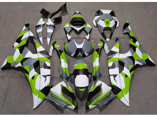 08-16 Hellgrün Tarnung Einfarbig R6 Motorrad Verkleidung 08-16 Hellgrün Tarnung Einfarbig R6 Motorrad Verkleidung