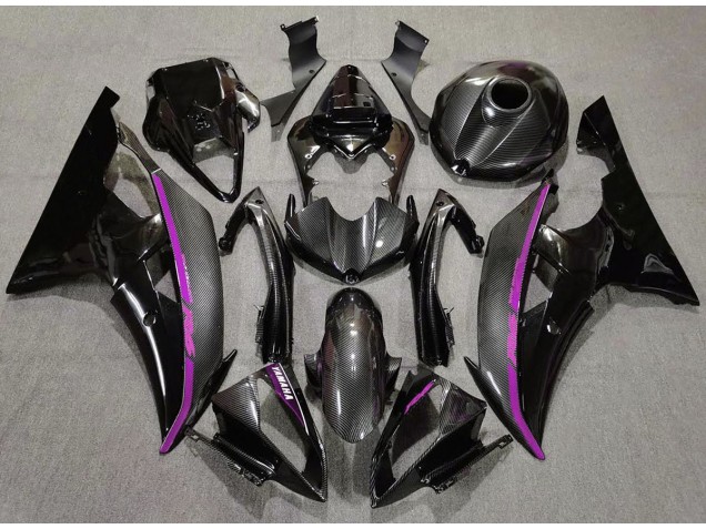 08-16 Kohlefaser & Pink R6 Motorrad Verkleidung 08-16 Kohlefaser & Pink R6 Motorrad Verkleidung