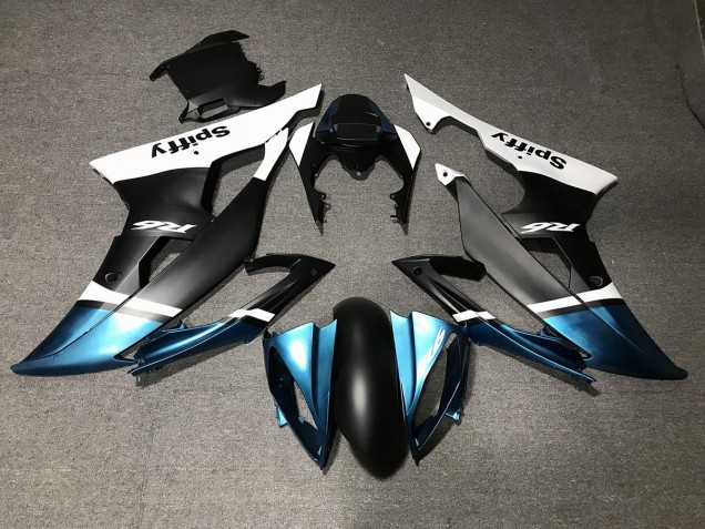 08-16 Matt Schwarz & Spezialblau R6 Motorrad Verkleidung 08-16 Matt Schwarz & Spezialblau R6 Motorrad Verkleidung