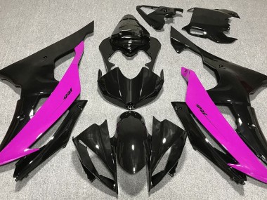 08-16 Schwarz Glänzend & Pink R6 Motorrad Verkleidung